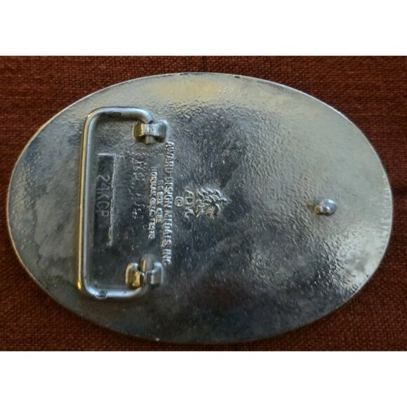 ADM Award Design Medals INC Solid Brass Vintage Belt Buckle Monogram Initial U - Picture 3 of 6